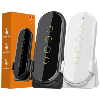 কেনা Tuya ZigBee স্মার্ট হোম সিন সুইচ 4 গ্যাং 12 সিন টাচ লাইট সুইচ রিমোট কন্ট্রোল স্মার্ট লাইফ অ্যাপ অনলাইনে উৎপাদন