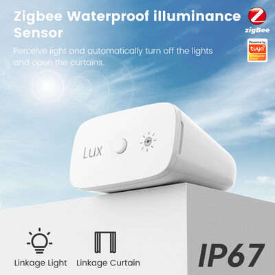 buy Zigbee Tuya স্মার্ট হোম লাইট আলোকসজ্জা সেন্সর লাইটের উজ্জ্বলতা সনাক্তকরণ ডিটেকশন সেন্সর DIY লিঙ্কযুক্ত পর্দা IP67 জলরোধী এবং ধুলোরোধী অনলাইনে উৎপাদন